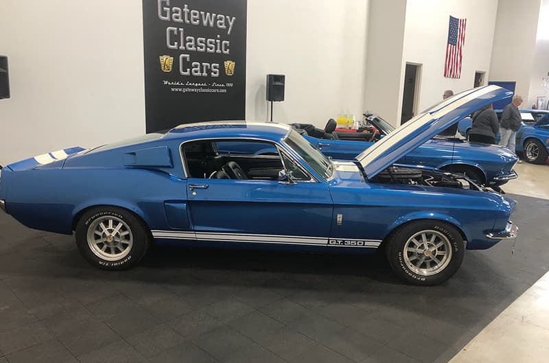 Mustang Club Visits Gateway Classic Cars